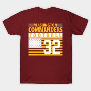 Washington Commanders 1932 American Flag Football T-Shirt